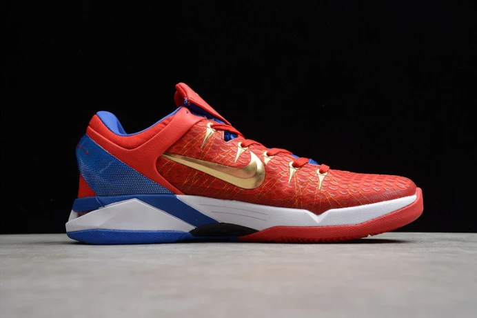 GoAnywhere nike zoom kobe vii rlx red blue metallic gold 488371- 2985