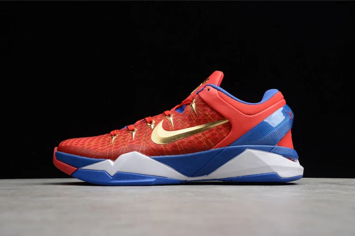 GoAnywhere nike zoom kobe vii rlx red blue metallic gold 488371- 2985
