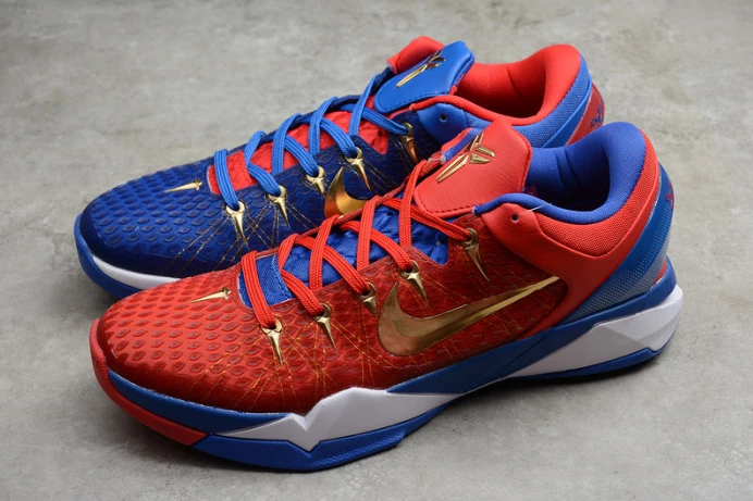 GoAnywhere nike zoom kobe vii rlx red blue metallic gold 488371- 2985