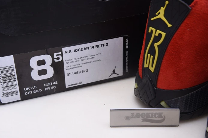 GoodFit Air Jordan 14 Retro Challenge Red 654459- 704