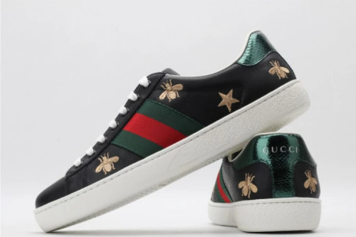 GoodFit GUCC ACE EMBROIDERED LOW-TOP SNEAKER 386750 A38F0 2927