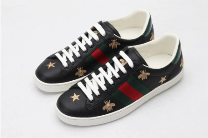 GoodFit GUCC ACE EMBROIDERED LOW-TOP SNEAKER 386750 A38F0 2927