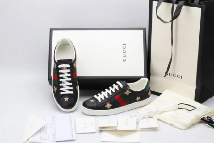 GoodFit GUCC ACE EMBROIDERED LOW-TOP SNEAKER 386750 A38F0 2927