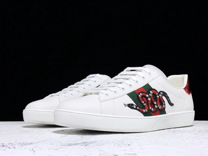 GoodFit GUCC Ace Leather Sneaker 456230 02JP0 2933
