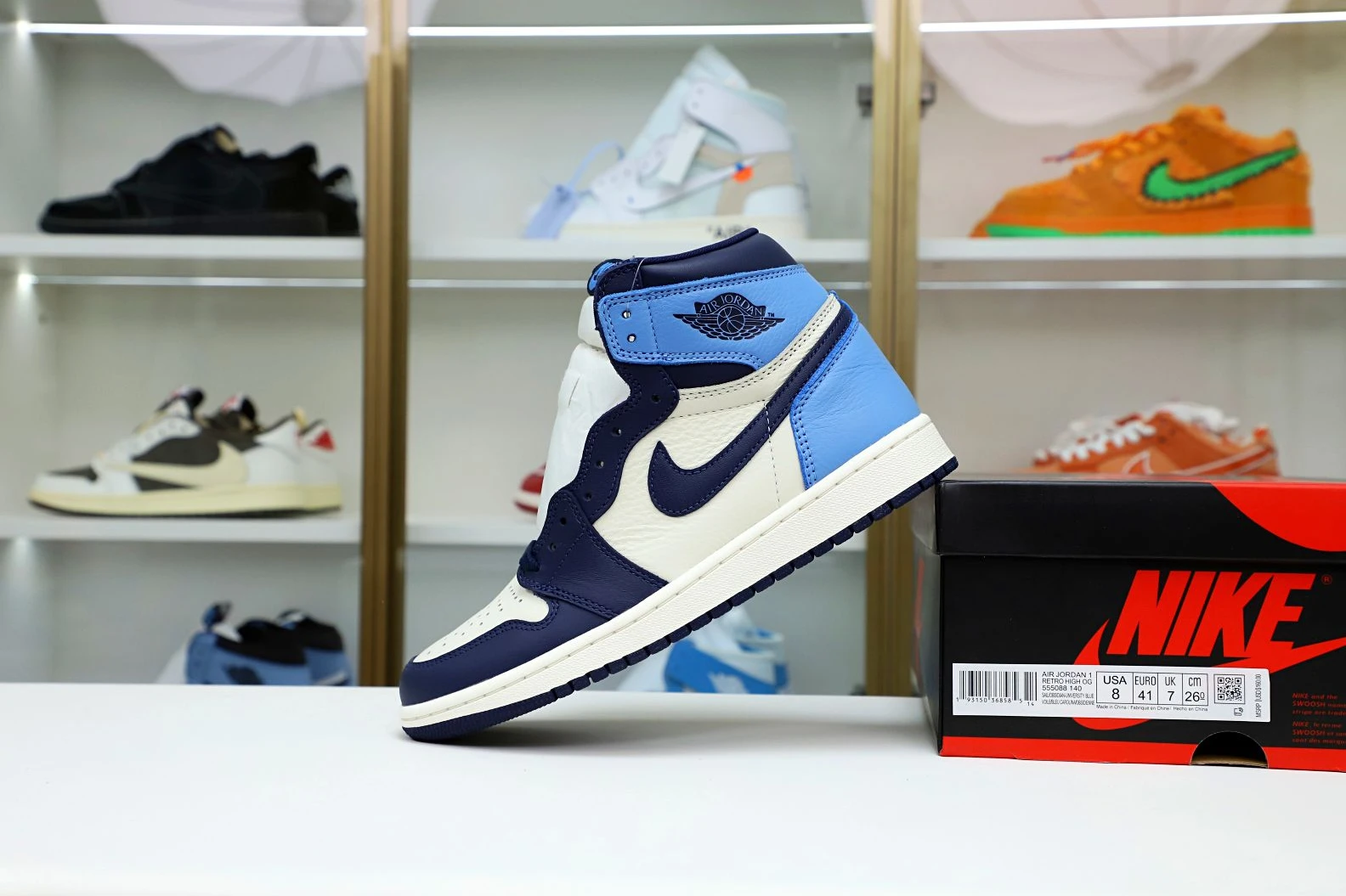GoodFit Kimikick AIR JORDAN 1 RETRO HIGH OG 'OBSIDIAN' 2025