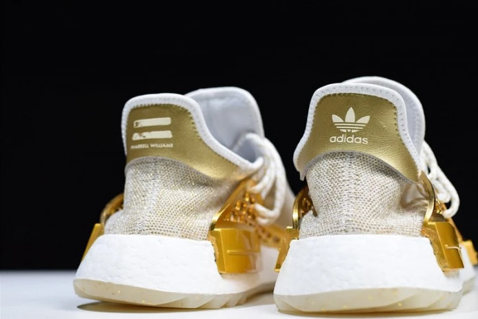 GoodFit Pharrell adidas NMD Hu China Gold HAPPY F 411