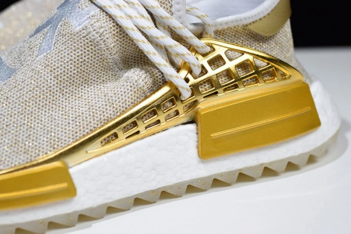 GoodFit Pharrell adidas NMD Hu China Gold HAPPY F 411