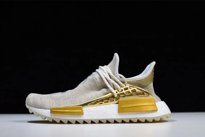GoodFit Pharrell adidas NMD Hu China Gold HAPPY F 411