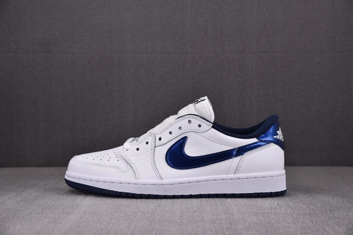 GoodFit air jordan 1 retro low metallic blue 705329- 1593