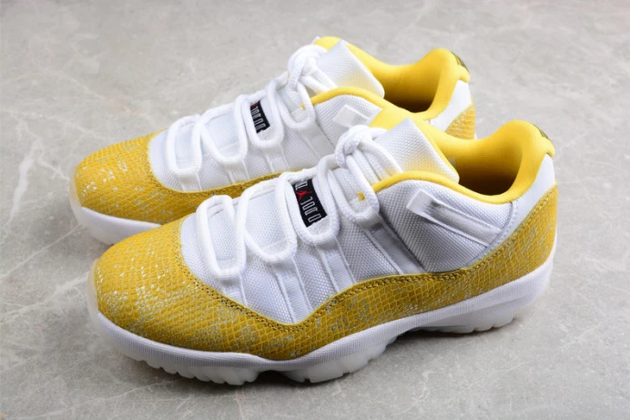 GoodFit air jordan 11 low “yellow snakeskin” ah7860- 1379