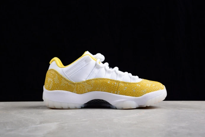 GoodFit air jordan 11 low “yellow snakeskin” ah7860- 1379