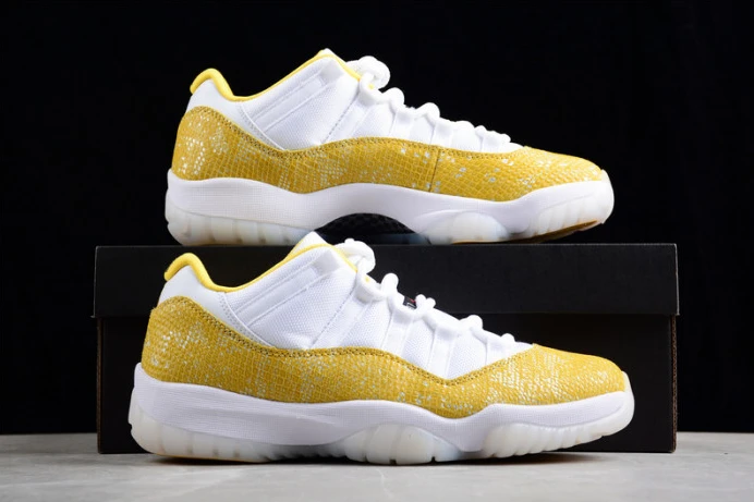 GoodFit air jordan 11 low “yellow snakeskin” ah7860- 1379