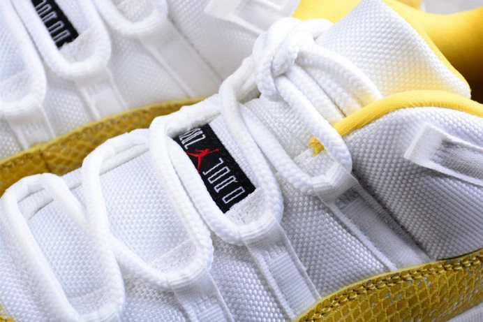 GoodFit air jordan 11 low “yellow snakeskin” ah7860- 1379