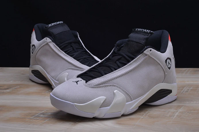 GoodFit air jordan 14 retro "desert sand" black  white 487471- 1463