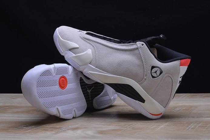 GoodFit air jordan 14 retro "desert sand" black  white 487471- 1463