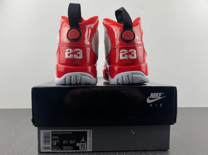 GoodFit air jordan 9 retro white gym red 302370- 1587