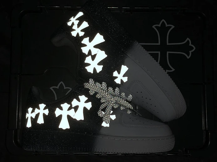GoodFit nike air force 1 x chrome hearts nc 3286