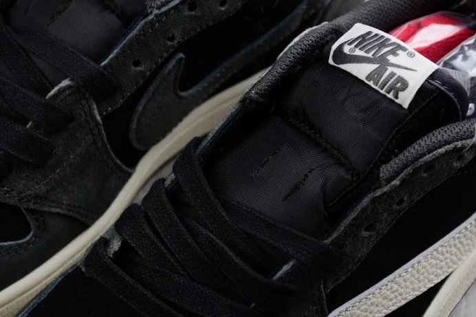GoodFit travis scott x air jordan 1 low og “black phantom” dm7866- 1646