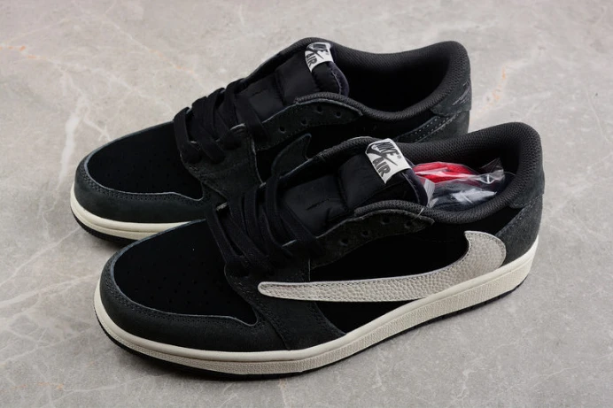 GoodFit travis scott x air jordan 1 low og “black phantom” dm7866- 1646