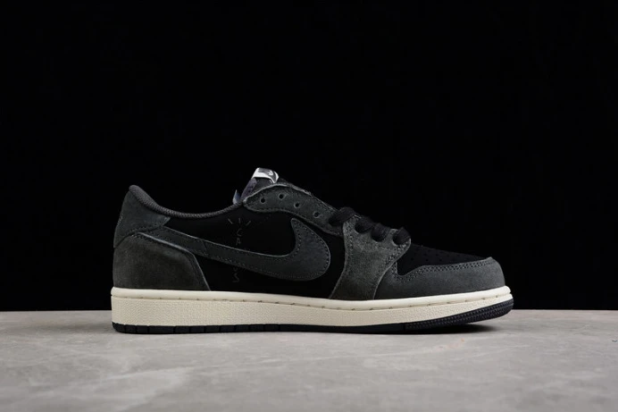 GoodFit travis scott x air jordan 1 low og “black phantom” dm7866- 1646
