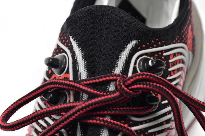 Gucc Run Sneakers Black Red SmartChoice 2889