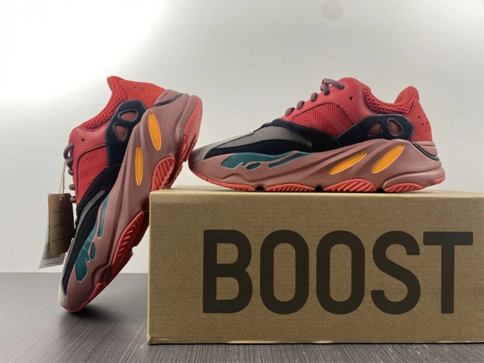HighQuality Adidas Yeezy Boost 700 Hi-Res Red HQ 357