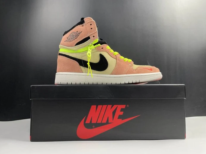 HighQuality Air Jordan 1 High Switch Peach CW6576- 820