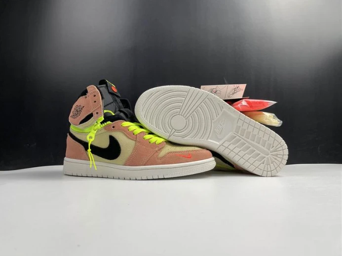 HighQuality Air Jordan 1 High Switch Peach CW6576- 820