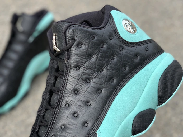 HighQuality Air Jordan 13 Retro Black Island Green 414571- 1145