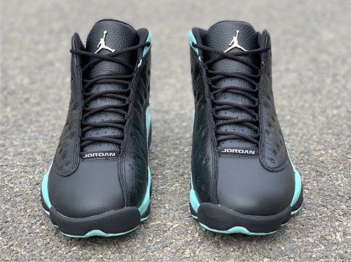 HighQuality Air Jordan 13 Retro Black Island Green 414571- 1145
