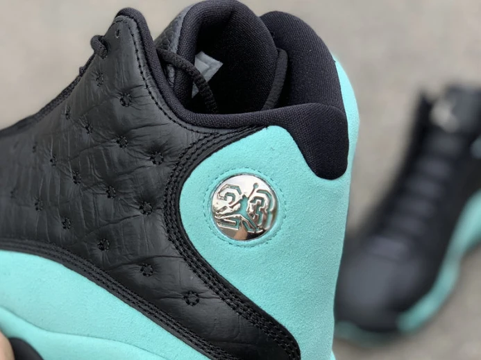 HighQuality Air Jordan 13 Retro Black Island Green 414571- 1145