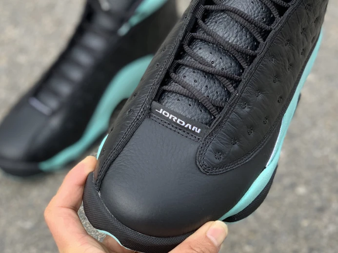 HighQuality Air Jordan 13 Retro Black Island Green 414571- 1145