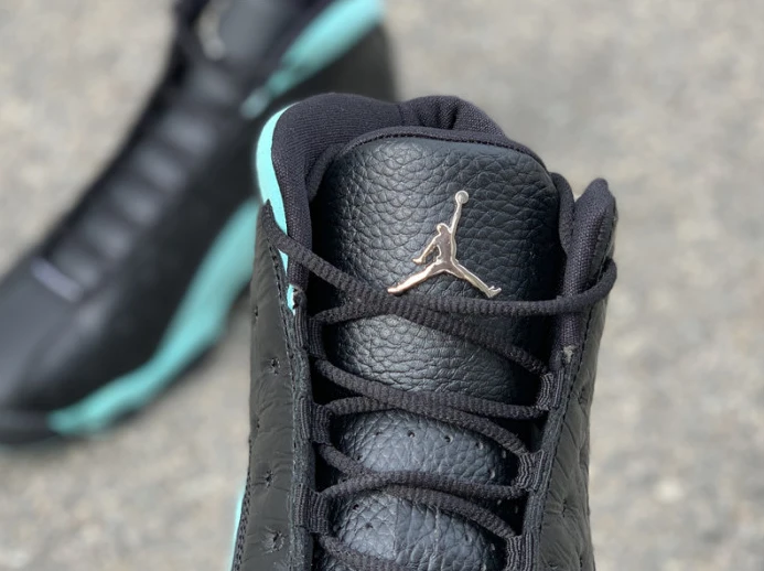 HighQuality Air Jordan 13 Retro Black Island Green 414571- 1145