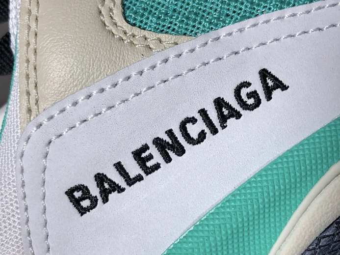 HighQuality Balencaiga Triple S White Grey Turquoise (W) 524039 W09OH 2538