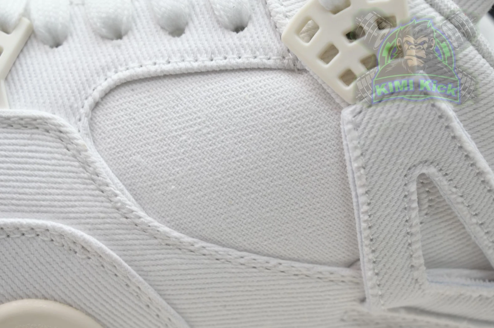 HighQuality Kimikick Jordan Air Jordan 4 levis white (levis tag) 1864