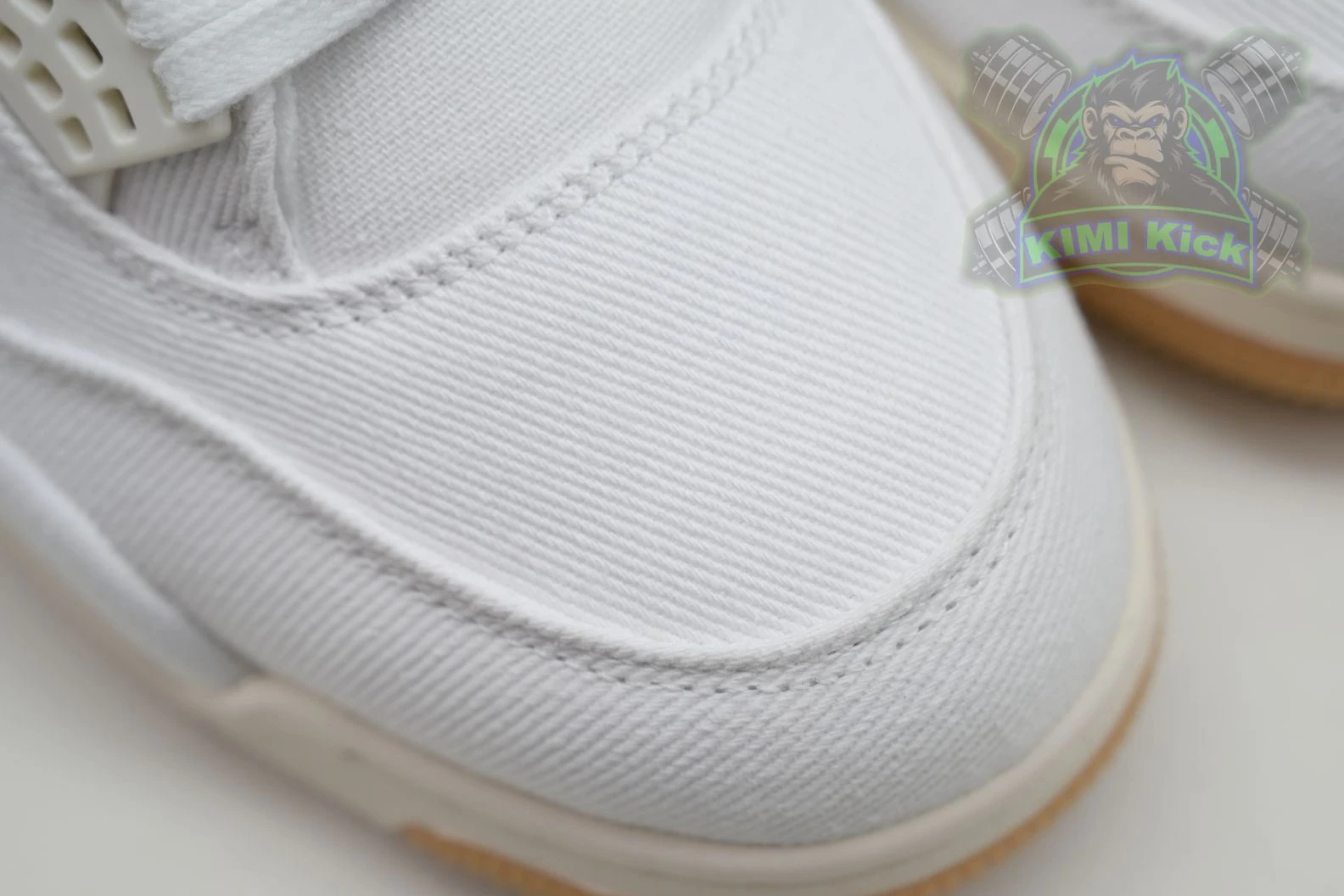 HighQuality Kimikick Jordan Air Jordan 4 levis white (levis tag) 1864