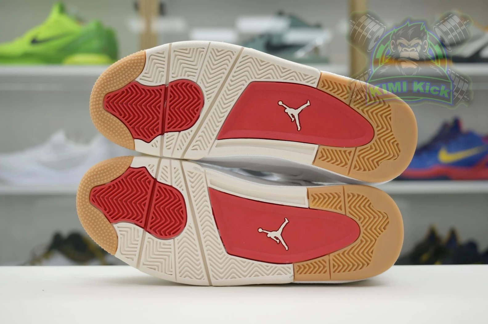 HighQuality Kimikick Jordan Air Jordan 4 levis white (levis tag) 1864