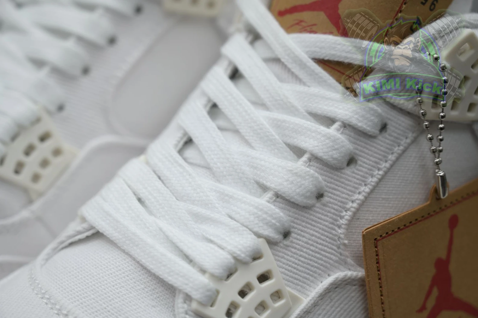 HighQuality Kimikick Jordan Air Jordan 4 levis white (levis tag) 1864