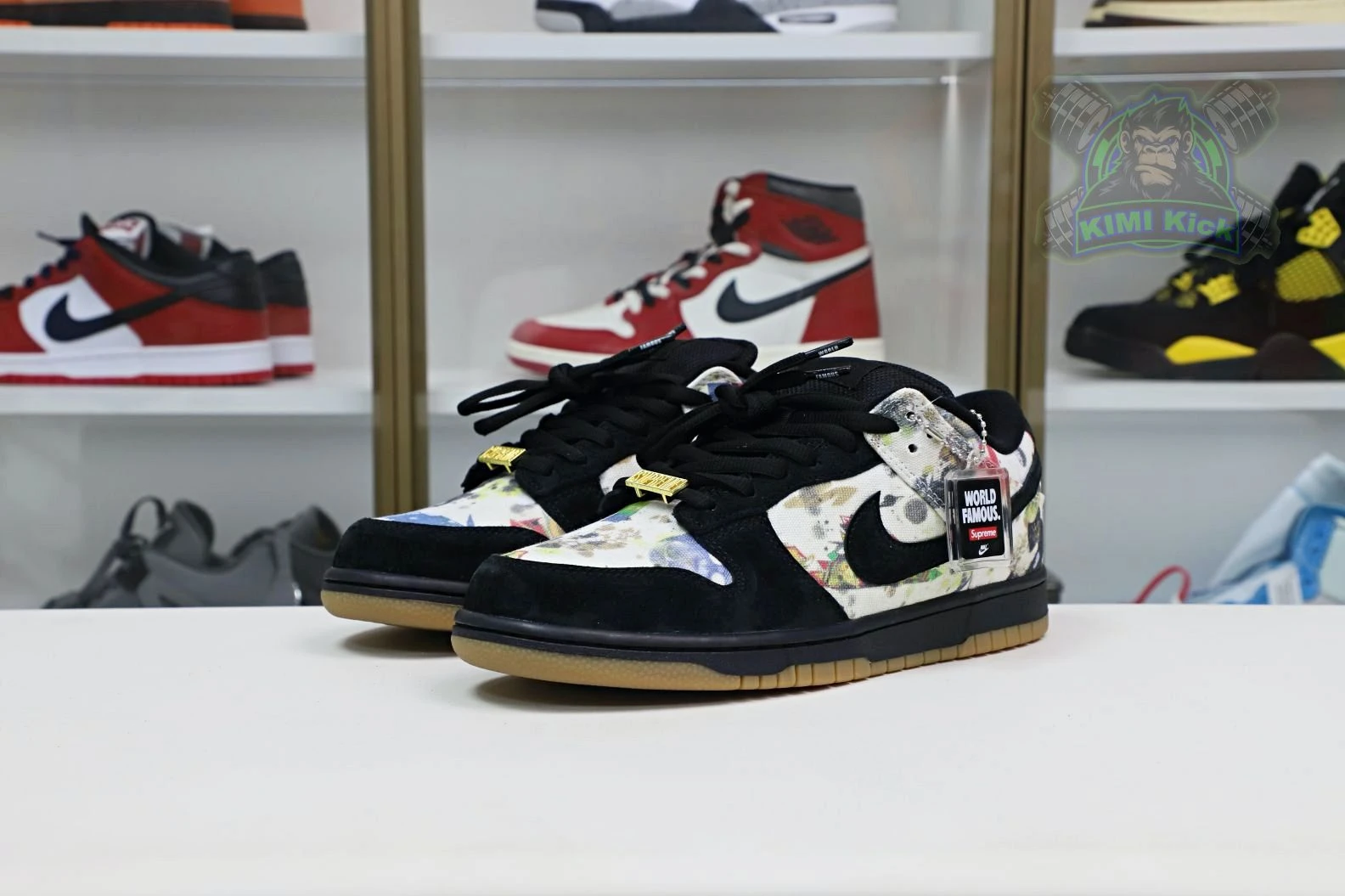 HighQuality Kimikick Supreme xNike SB DunkLow 3464