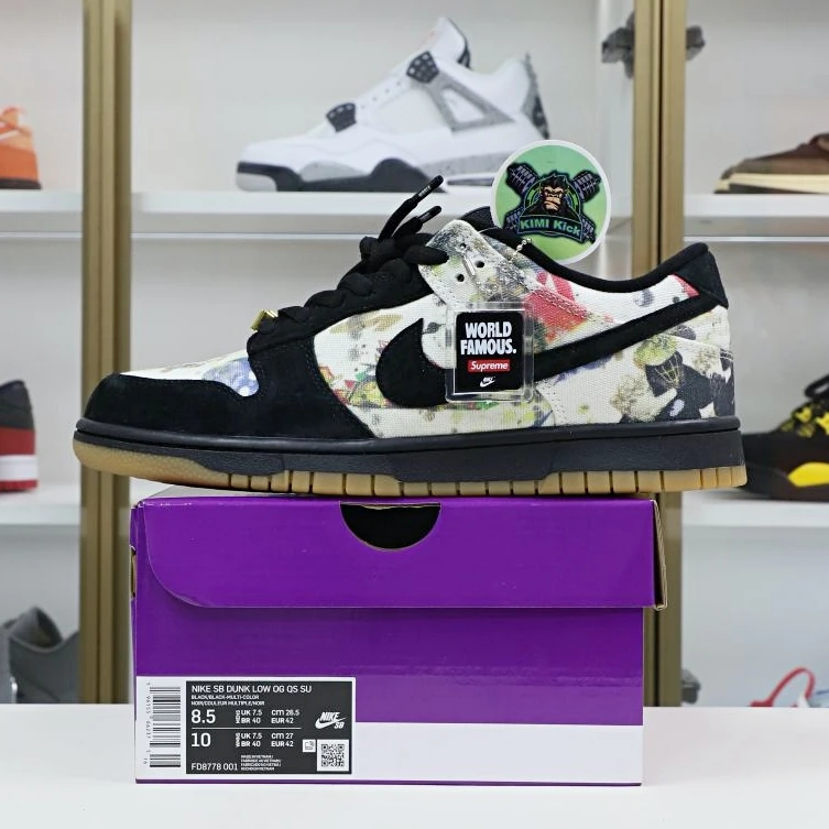 HighQuality Kimikick Supreme xNike SB DunkLow 3464