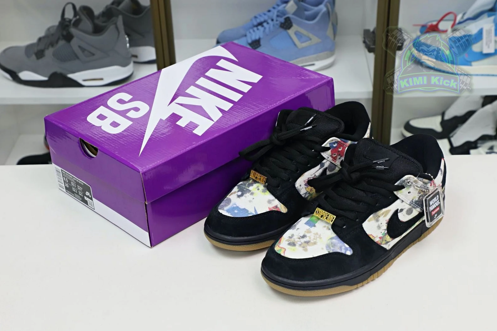 HighQuality Kimikick Supreme xNike SB DunkLow 3464