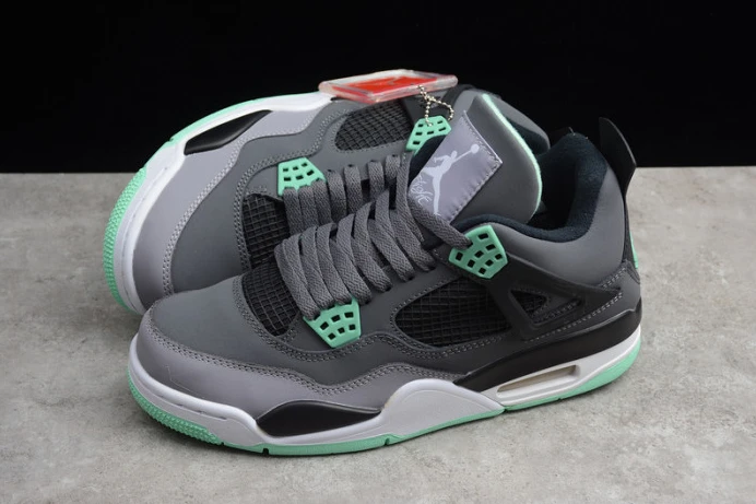 HighQuality air jordan 4 retro ''green glow'' 308497 1696