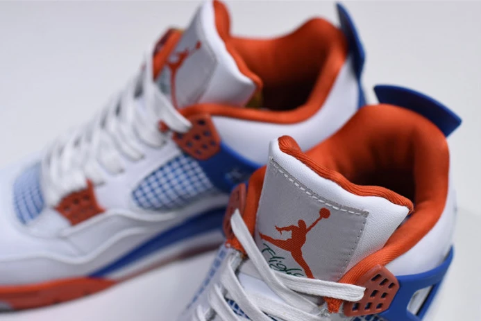 HighQuality air jordan 4 white bright crimson-royal blue 308497- 1823