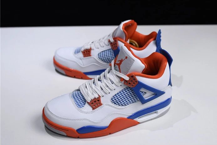 HighQuality air jordan 4 white bright crimson-royal blue 308497- 1823