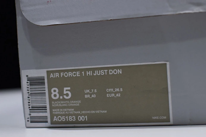 HighQuality nike air force 1 high “just do it” print ao5183- 3078