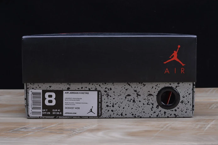 HighQuality travis scott x air jordan 4 “houston oilers” university blue 308497- 1179