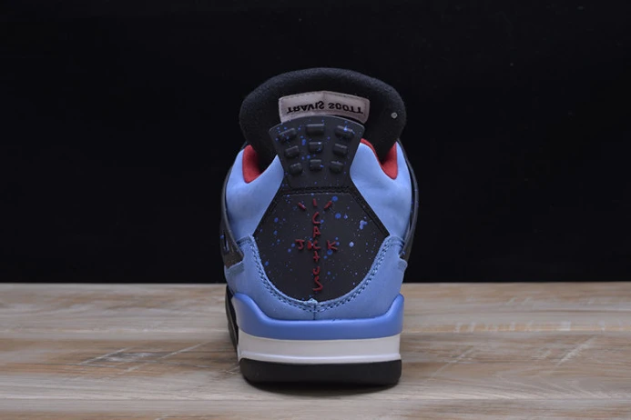 HighQuality travis scott x air jordan 4 “houston oilers” university blue 308497- 1179