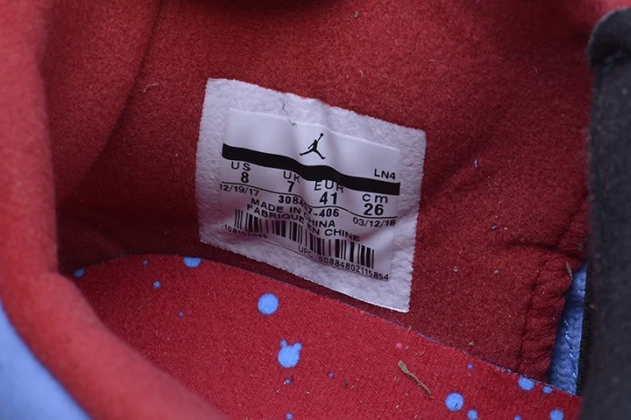HighQuality travis scott x air jordan 4 “houston oilers” university blue 308497- 1179