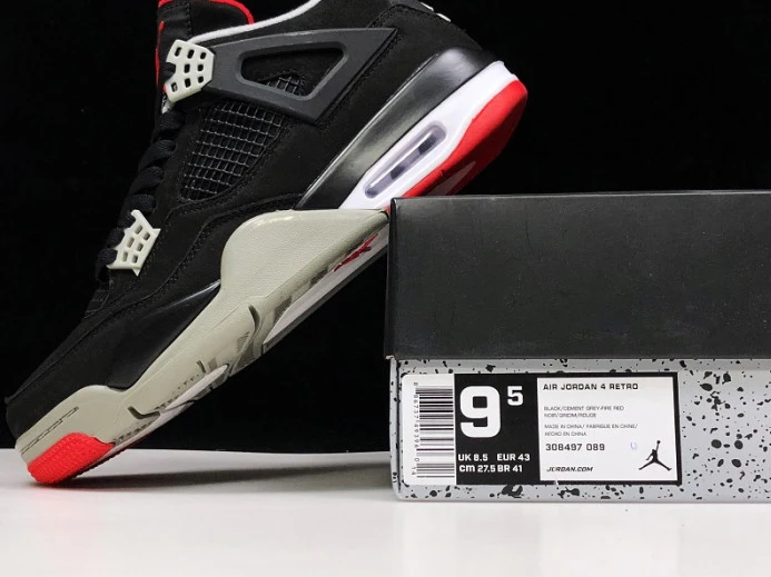 JORDAN 4 RETRO BLACK CEMENT 308497- Affordable 1037
