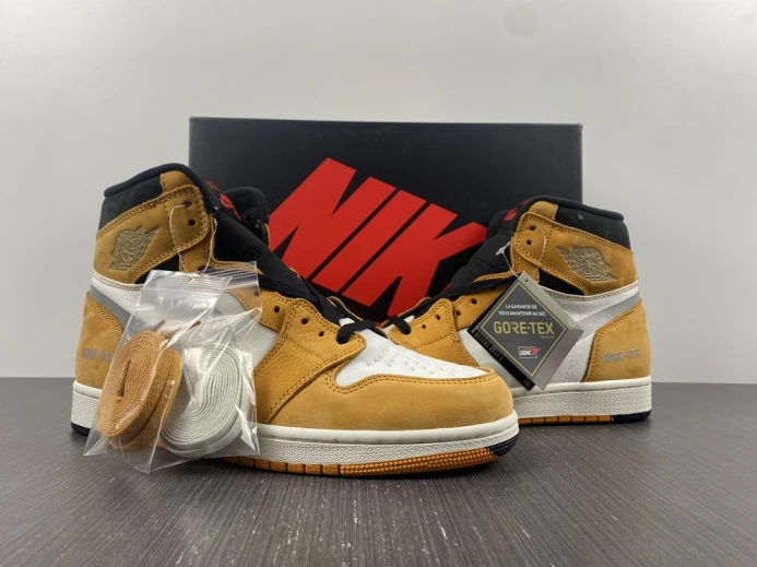 Jordan 1 High Element Gore-Tex Light Curry DB2889- Fashionable 787